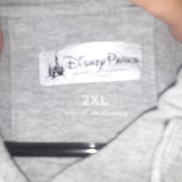 Disney Parks Animal Kingdom~Gray Hooded Sweatshirt Hoodie Adult Size 2XL - Picture 5 of 8